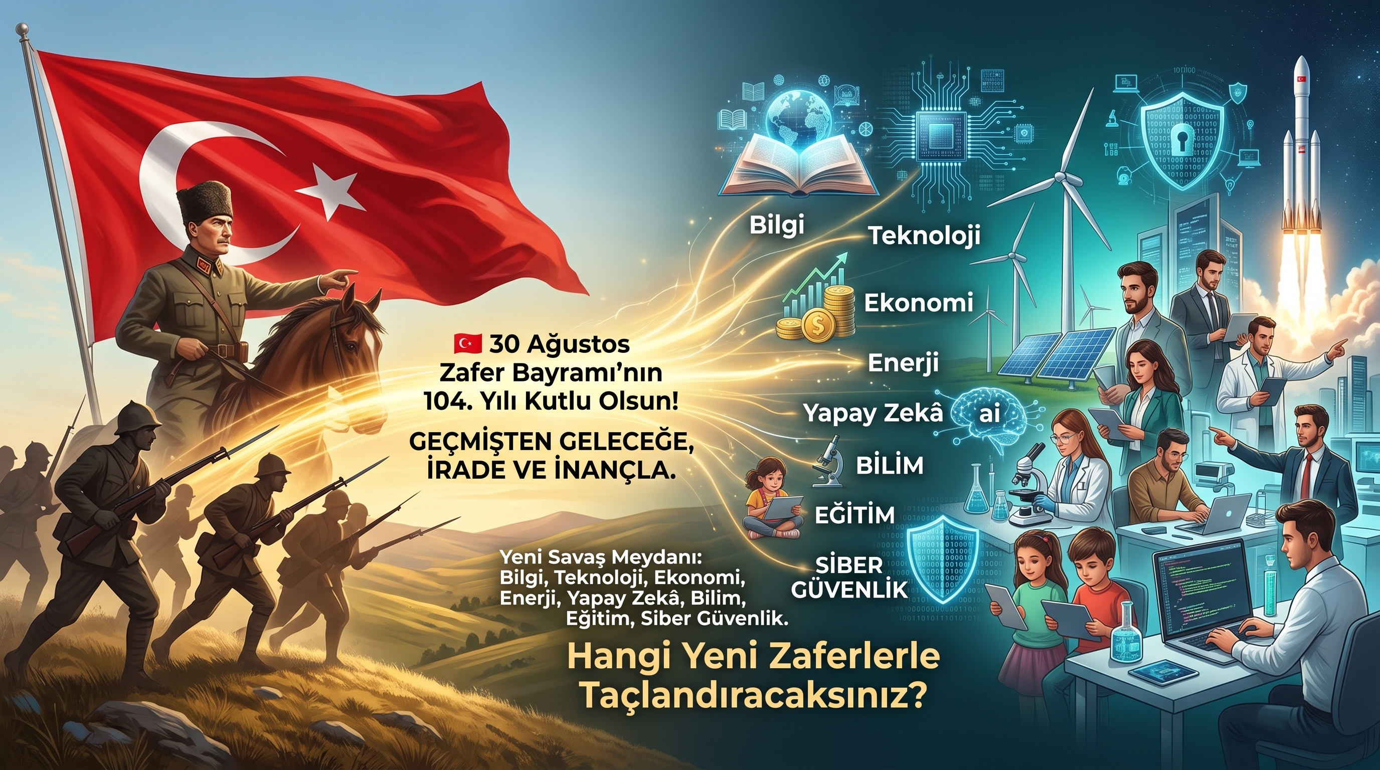 30 Ağustos Zafer Bayramı'nın 104. Yılı